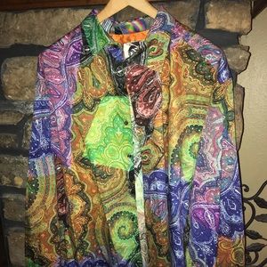 Psychedelic Paisley Robert Graham Button Down